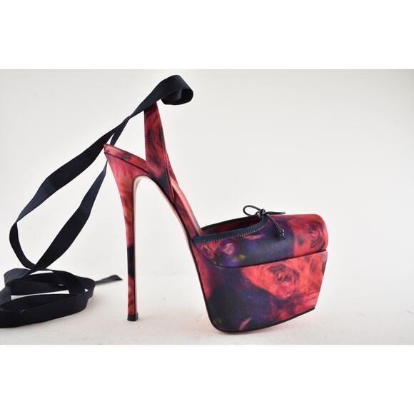 Christian Louboutin Cassia Lace Up Alta 160 Platform Ballet Sandal Heel Pump 36 - Picture 2 of 16